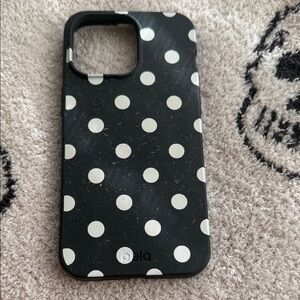 PELA Black and White Polka Dot Phone Case
